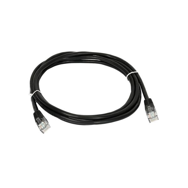 FIBRAIN UTP Cat.5e patchkábel 2,0m (fekete) (KI_PATCH UUTP 2M-B)